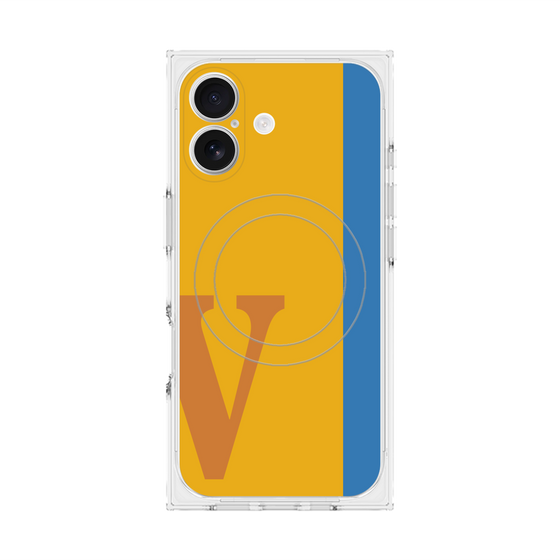 Premium Square Case with MagSafe［ Original - initial color line - V orange ］