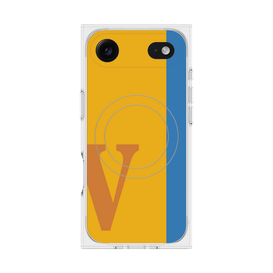 Premium Square Case with MagSafe［ Original - initial color line - V orange ］