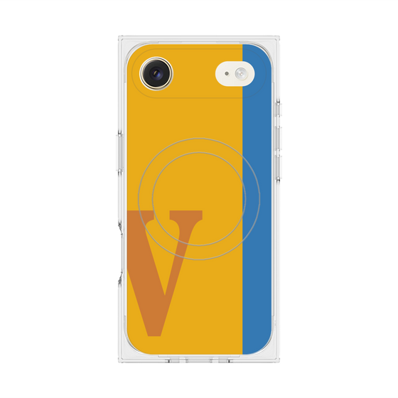 Premium Square Case with MagSafe［ Original - initial color line - V orange ］