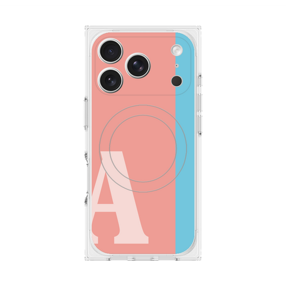 Premium Square Case with MagSafe［ Original - initial color line - A pink ］