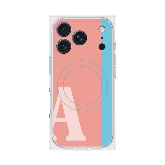 Premium Square Case with MagSafe［ Original - initial color line - A pink ］