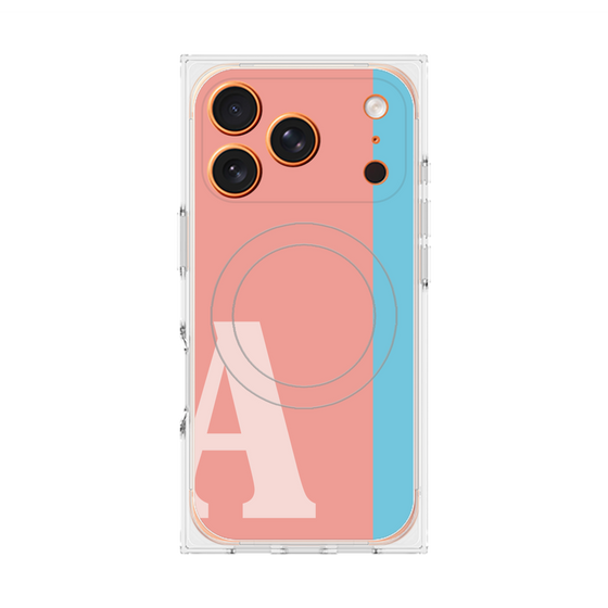 Premium Square Case with MagSafe［ Original - initial color line - A pink ］