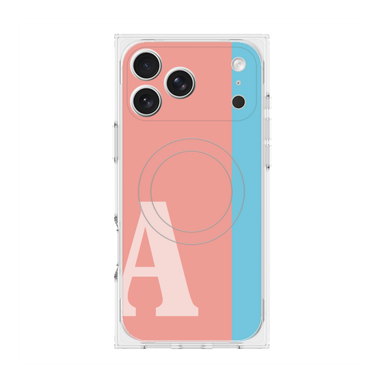 Premium Square Case with MagSafe［ Original - initial color line - A pink ］