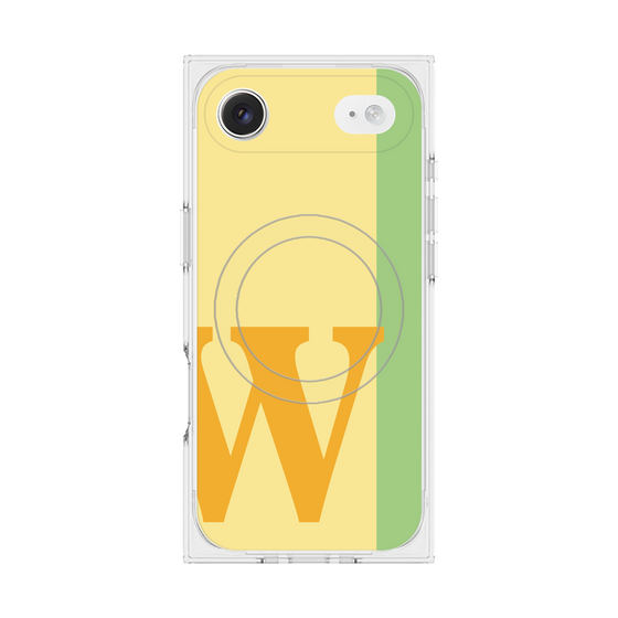 Premium Square Case with MagSafe［ Original - initial color line - W yellow ］