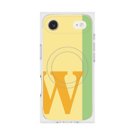 Premium Square Case with MagSafe［ Original - initial color line - W yellow ］