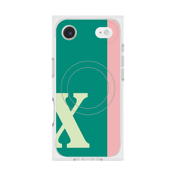 Premium Square Case with MagSafe［ Original - initial color line - X green ］