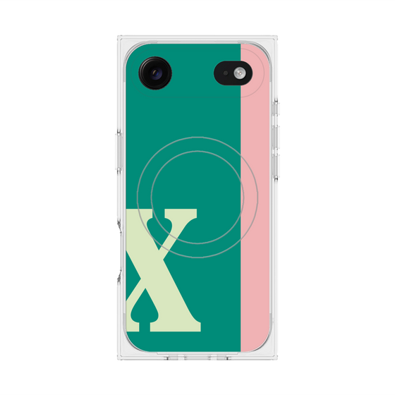 Premium Square Case with MagSafe［ Original - initial color line - X green ］