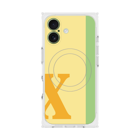 Premium Square Case with MagSafe［ Original - initial color line - X yellow ］