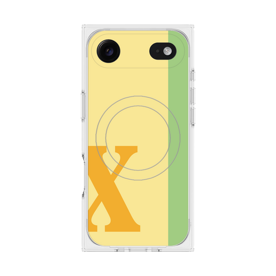 Premium Square Case with MagSafe［ Original - initial color line - X yellow ］