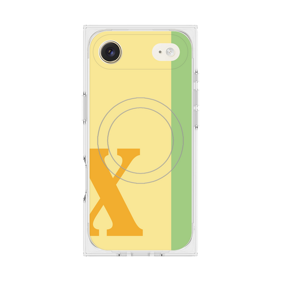 Premium Square Case with MagSafe［ Original - initial color line - X yellow ］