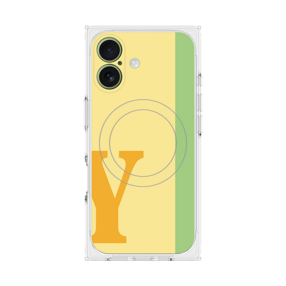 Premium Square Case with MagSafe［ Original - initial color line - Y yellow ］