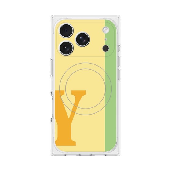 Premium Square Case with MagSafe［ Original - initial color line - Y yellow ］