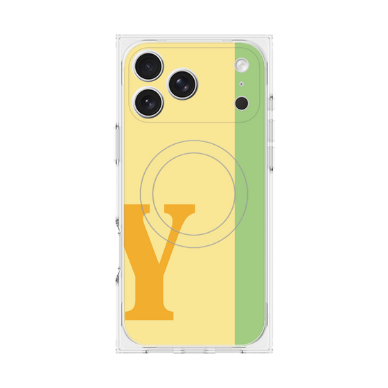 Premium Square Case with MagSafe［ Original - initial color line - Y yellow ］