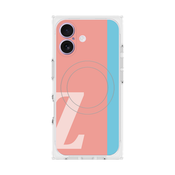 Premium Square Case with MagSafe［ Original - initial color line - Z pink ］