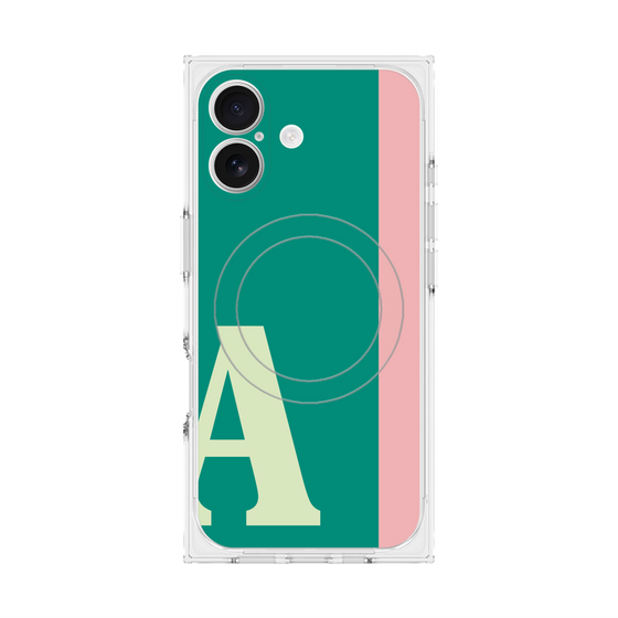 Premium Square Case with MagSafe［ Original - initial color line - A green ］