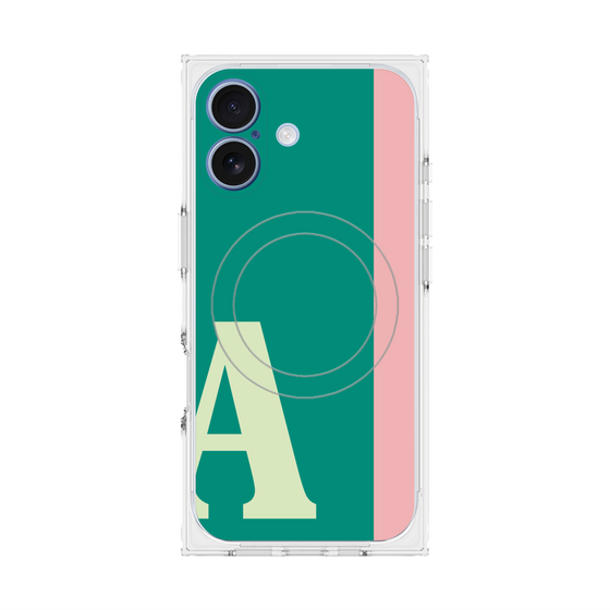 Premium Square Case with MagSafe［ Original - initial color line - A green ］