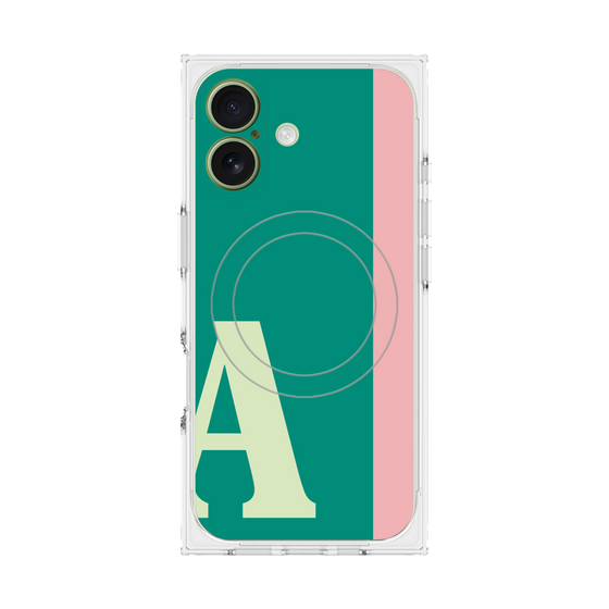 Premium Square Case with MagSafe［ Original - initial color line - A green ］