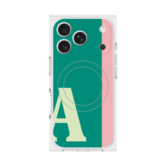 Premium Square Case with MagSafe［ Original - initial color line - A green ］