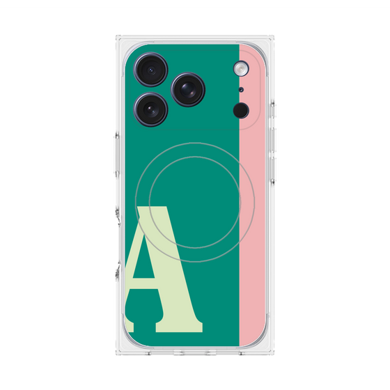 Premium Square Case with MagSafe［ Original - initial color line - A green ］