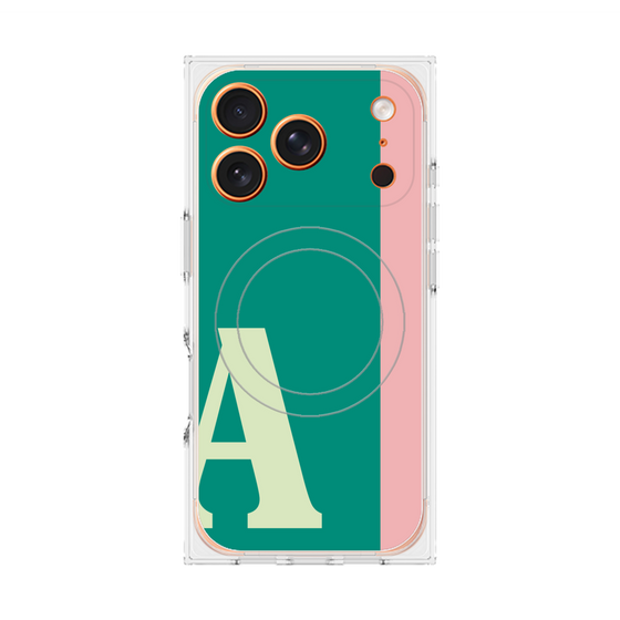 Premium Square Case with MagSafe［ Original - initial color line - A green ］