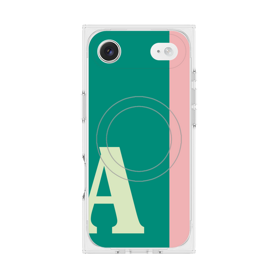 Premium Square Case with MagSafe［ Original - initial color line - A green ］