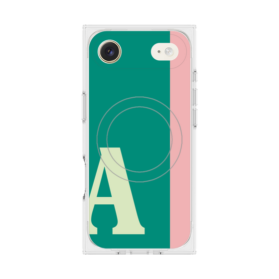 Premium Square Case with MagSafe［ Original - initial color line - A green ］