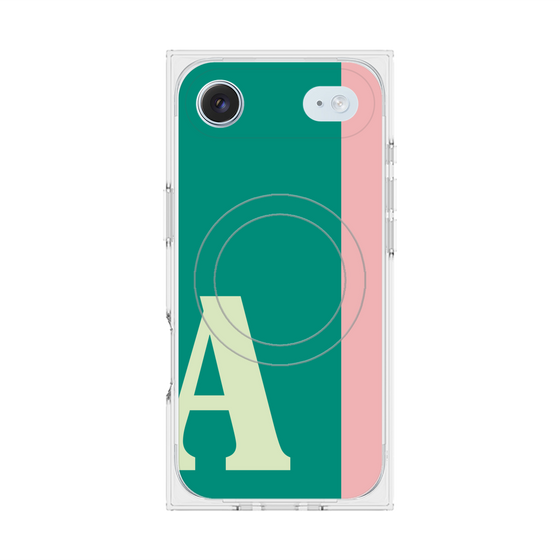 Premium Square Case with MagSafe［ Original - initial color line - A green ］