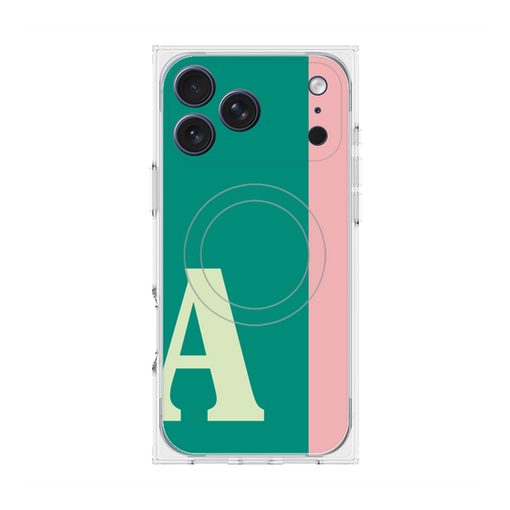 Premium Square Case with MagSafe［ Original - initial color line - A green ］