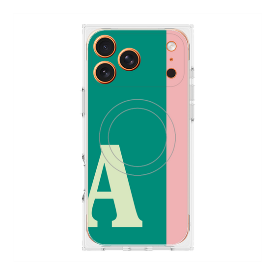 Premium Square Case with MagSafe［ Original - initial color line - A green ］