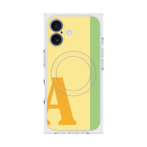 Premium Square Case with MagSafe［ Original - initial color line - A yellow ］