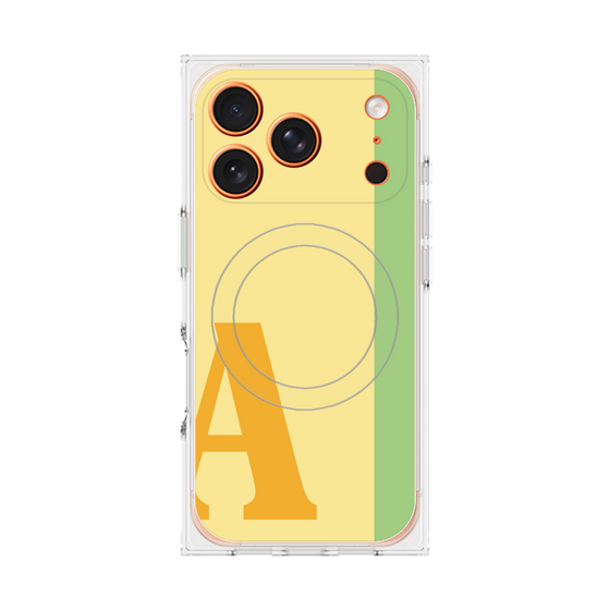 Premium Square Case with MagSafe［ Original - initial color line - A yellow ］