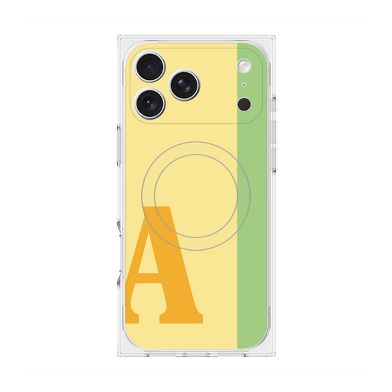Premium Square Case with MagSafe［ Original - initial color line - A yellow ］