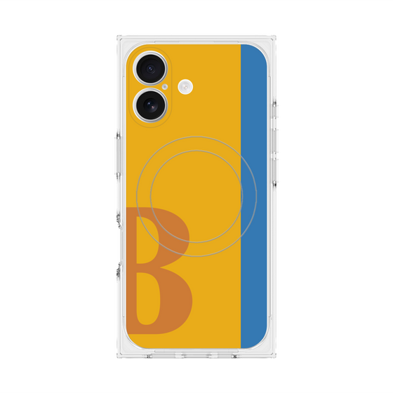 Premium Square Case with MagSafe［ Original - initial color line - B orange ］