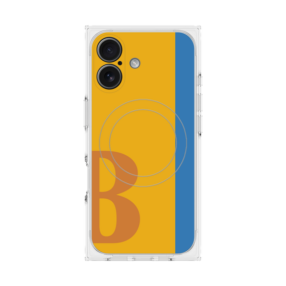 Premium Square Case with MagSafe［ Original - initial color line - B orange ］