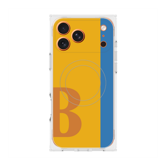 Premium Square Case with MagSafe［ Original - initial color line - B orange ］