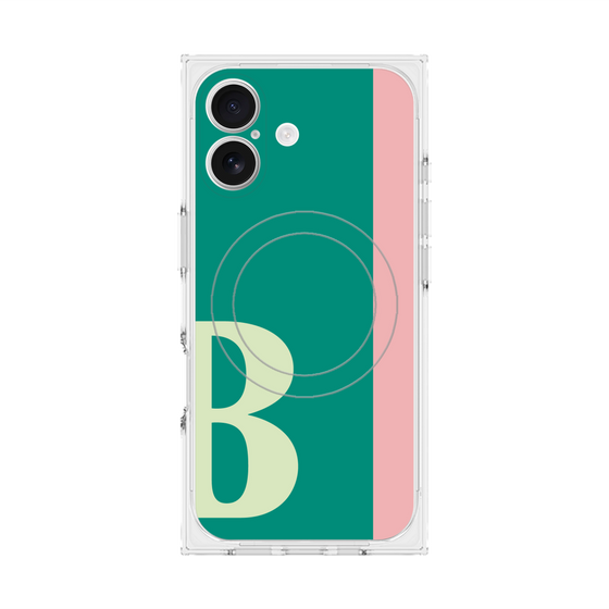 Premium Square Case with MagSafe［ Original - initial color line - B green ］