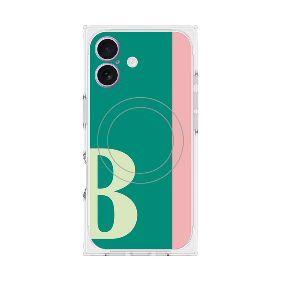 Premium Square Case with MagSafe［ Original - initial color line - B green ］