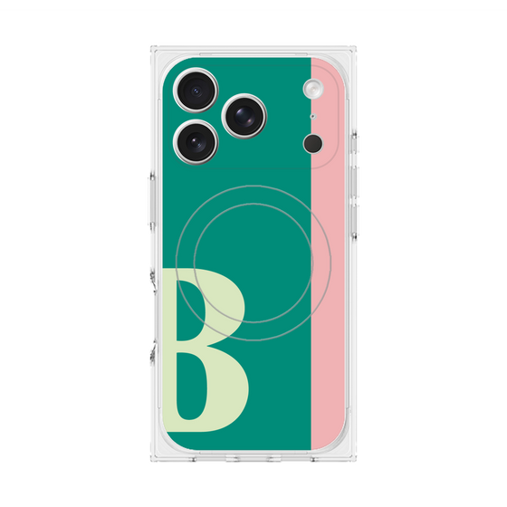 Premium Square Case with MagSafe［ Original - initial color line - B green ］
