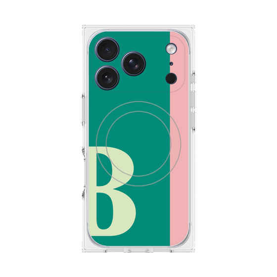 Premium Square Case with MagSafe［ Original - initial color line - B green ］