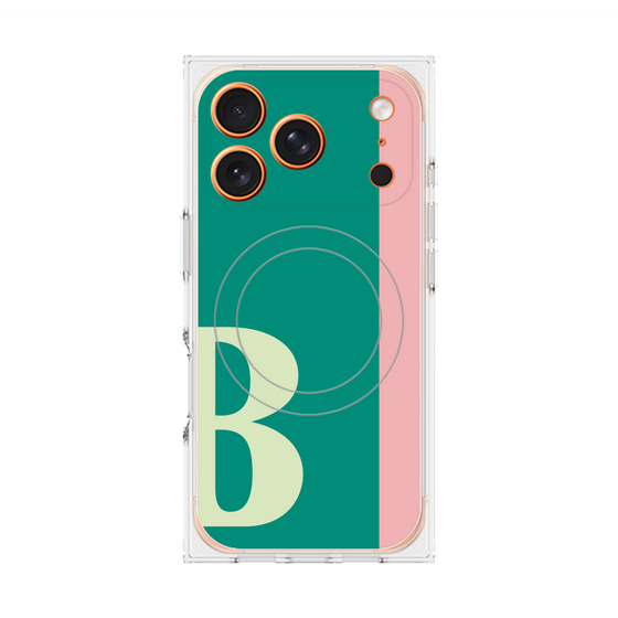 Premium Square Case with MagSafe［ Original - initial color line - B green ］