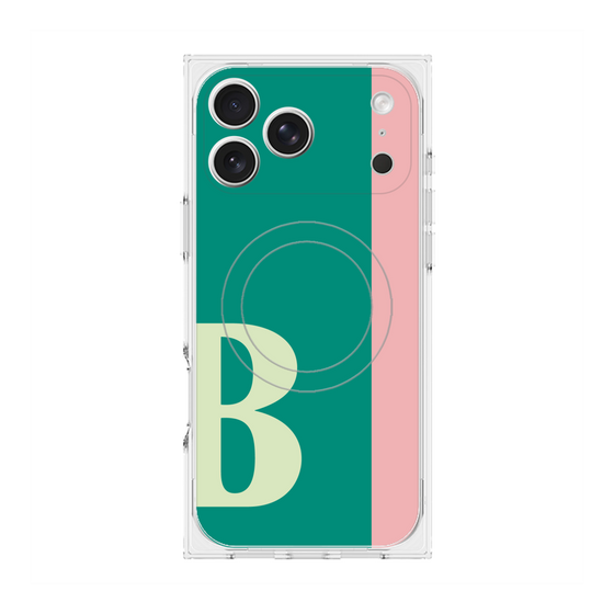 Premium Square Case with MagSafe［ Original - initial color line - B green ］