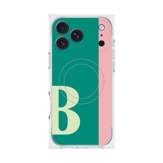 Premium Square Case with MagSafe［ Original - initial color line - B green ］