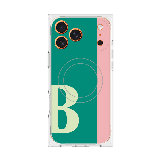Premium Square Case with MagSafe［ Original - initial color line - B green ］