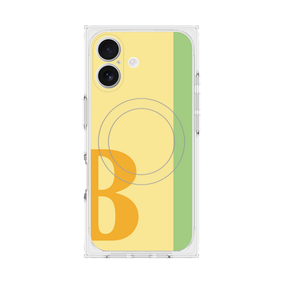 Premium Square Case with MagSafe［ Original - initial color line - B yellow ］