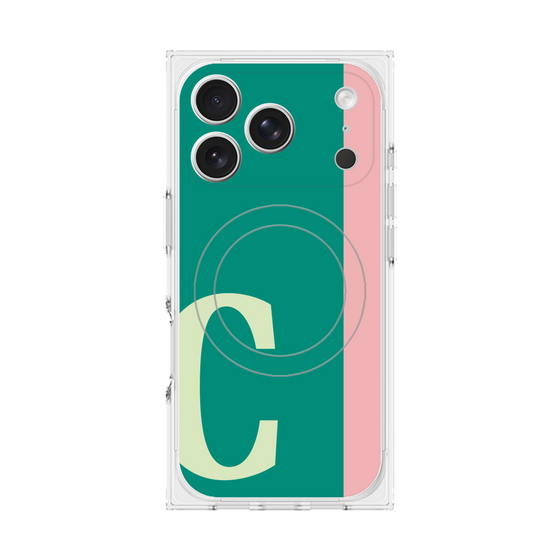 Premium Square Case with MagSafe［ Original - initial color line - C green ］