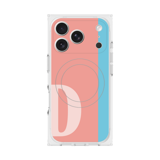 Premium Square Case with MagSafe［ Original - initial color line - D pink ］