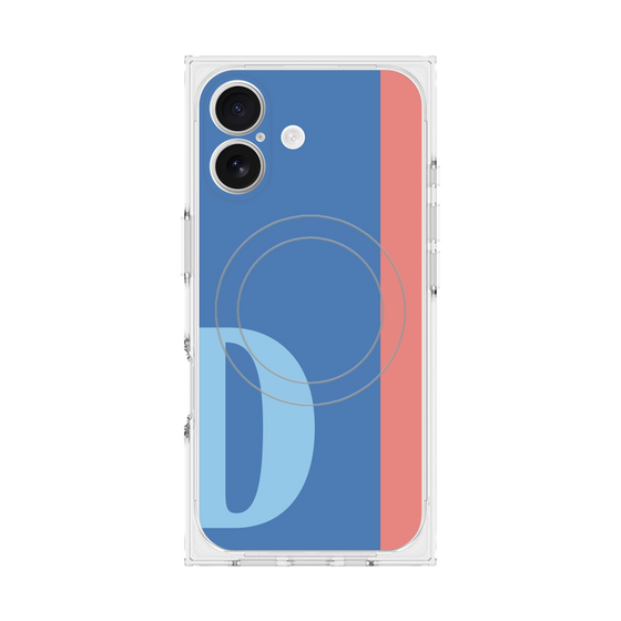 Premium Square Case with MagSafe［ Original - initial color line - D blue ］