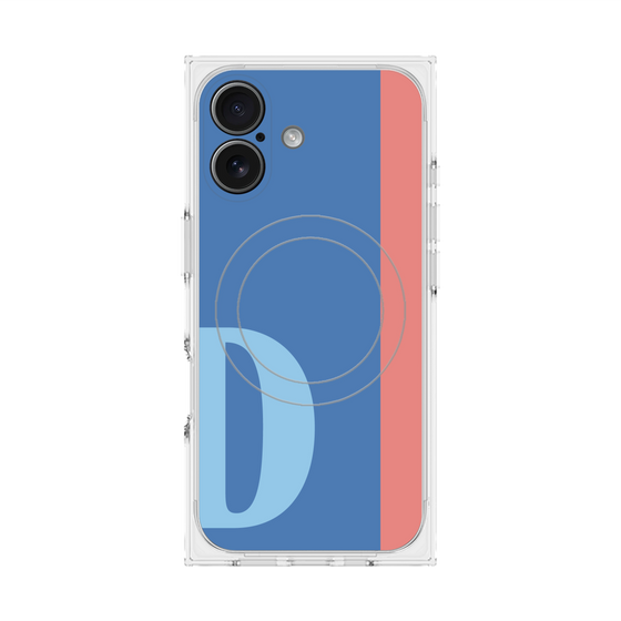 Premium Square Case with MagSafe［ Original - initial color line - D blue ］