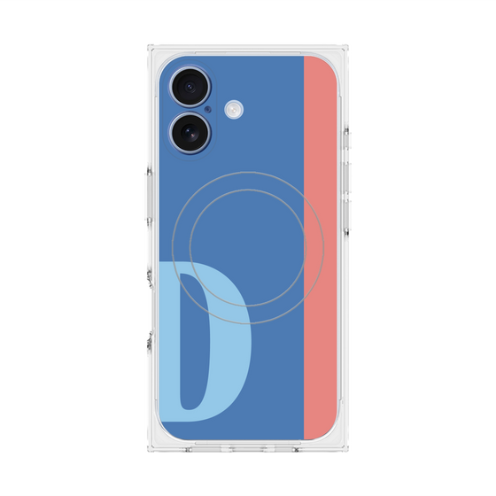 Premium Square Case with MagSafe［ Original - initial color line - D blue ］