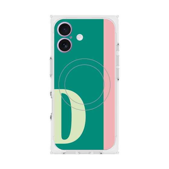 Premium Square Case with MagSafe［ Original - initial color line - D green ］